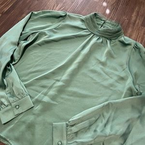 Sea Foam Green Forever 21 Blouse - Size M